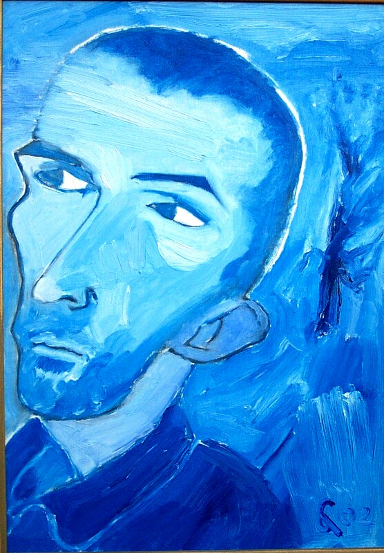 Blue Head Man
